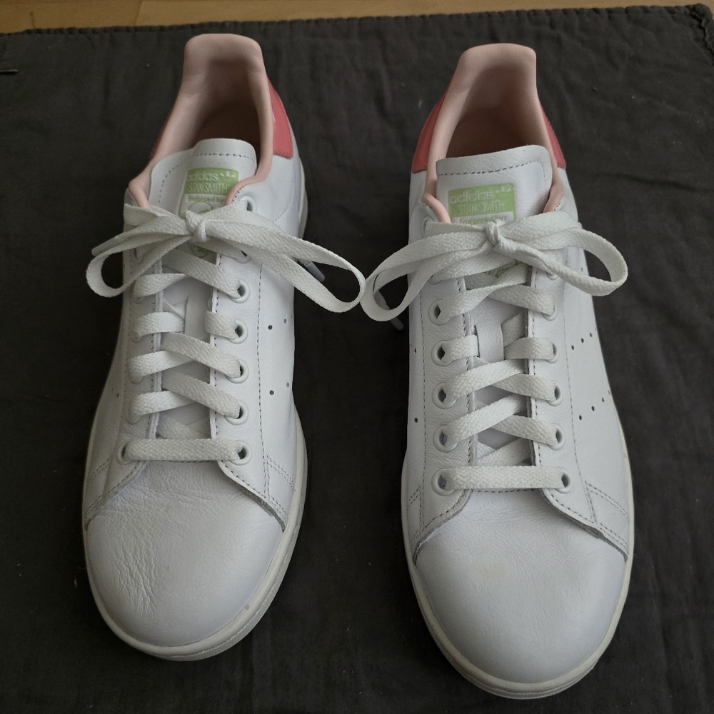 Adidas White and Pink Sneakers